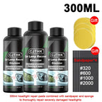 Revitalize Your Car's Headlights with Our Ultimate Headlight Restoration Polishing Kit - Scratch Remover & Cleaning Paste for Crystal Clear Visibility