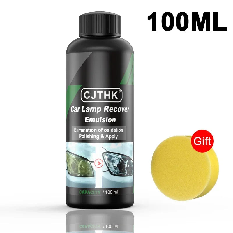 Revitalize Your Car's Headlights with Our Ultimate Headlight Restoration Polishing Kit - Scratch Remover & Cleaning Paste for Crystal Clear Visibility