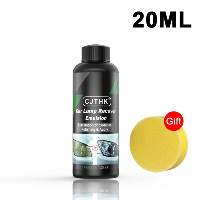 Revitalize Your Car's Headlights with Our Ultimate Headlight Restoration Polishing Kit - Scratch Remover & Cleaning Paste for Crystal Clear Visibility